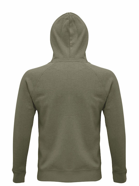 Unisex-Kapuzenpullover, Bio "Rebel", Khaki