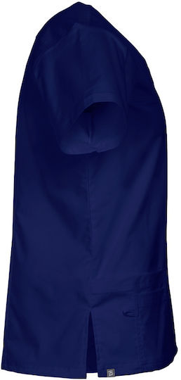 Be Unique Men's Navy Blue Medical Blouse Cotton and Polyester