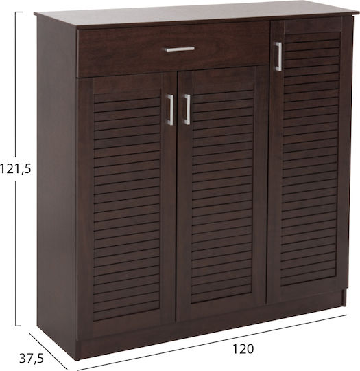 Suport pentru pantofi Proby Wenge L120xW37.5xH121.5cm
