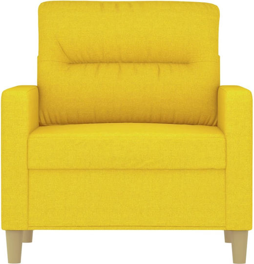 Armchair Open Yellow 78x77x80cm
