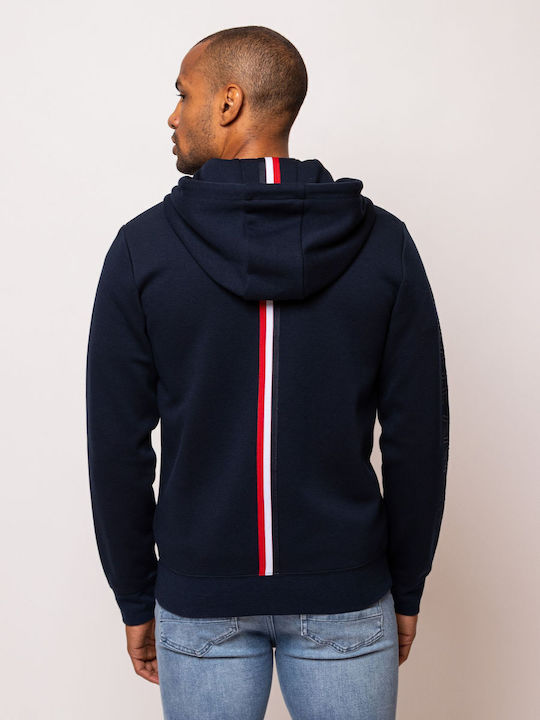 Men's Sweatshirt with Navy Blue Hood