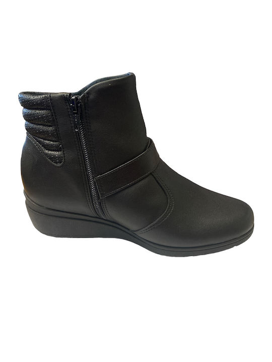 Piccadilly Women's Ankle Boots Platform Black