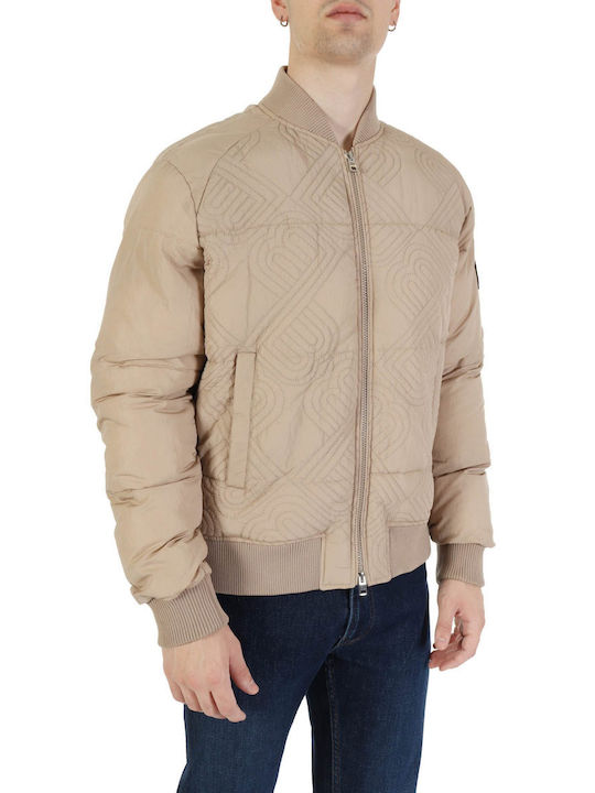 Baldessarini Herren Winter Jacke Bomber Beige