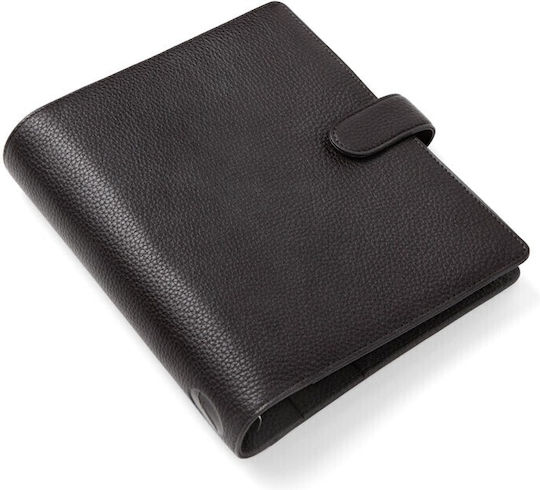 Filofax Ημερήσια Ατζέντα Norfolk A5 Μαύρη 21.5x24εκ.