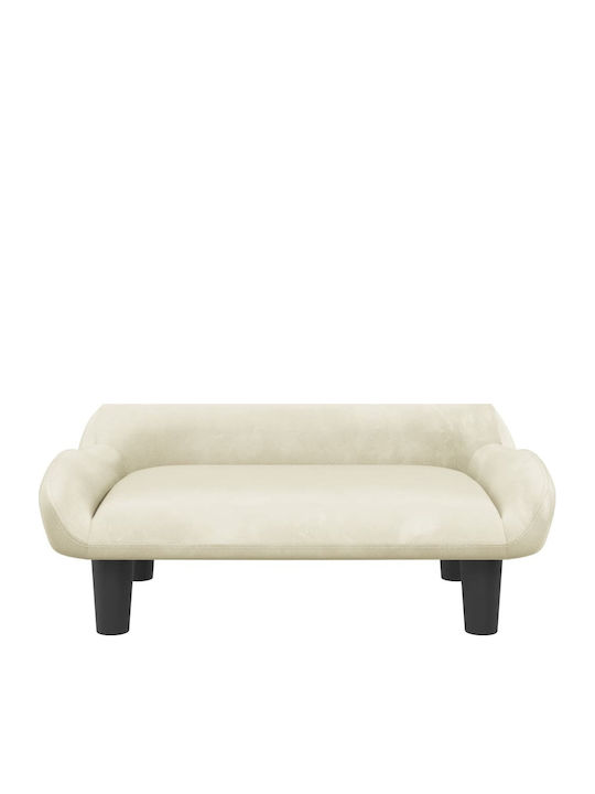 vidaXL Sofa Hundebett Beige 70x40cm.