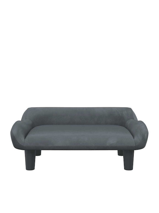 vidaXL Sofa Dog Bed Gray 70x40cm