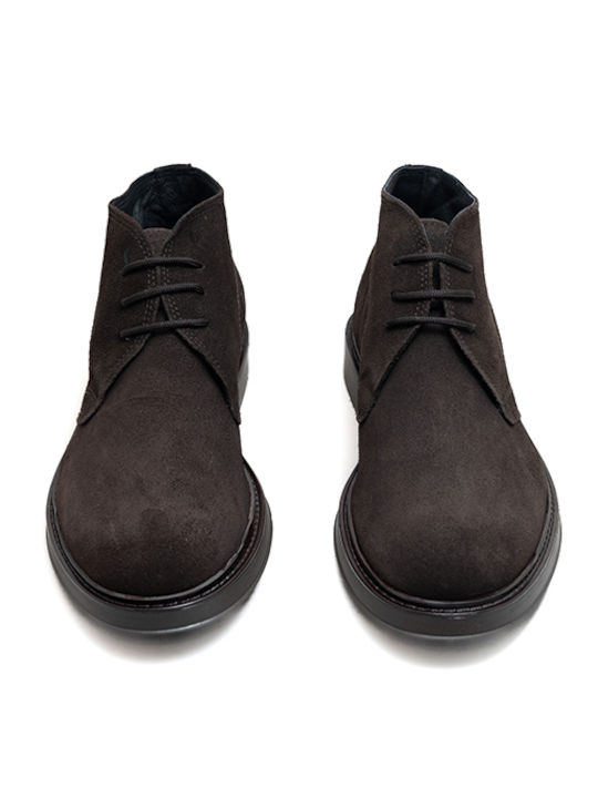 Sider Collection Men's Suede Boots Brown