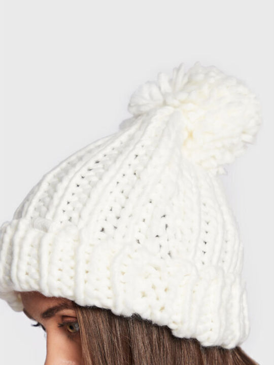 Knitted Beanie Cap Beige