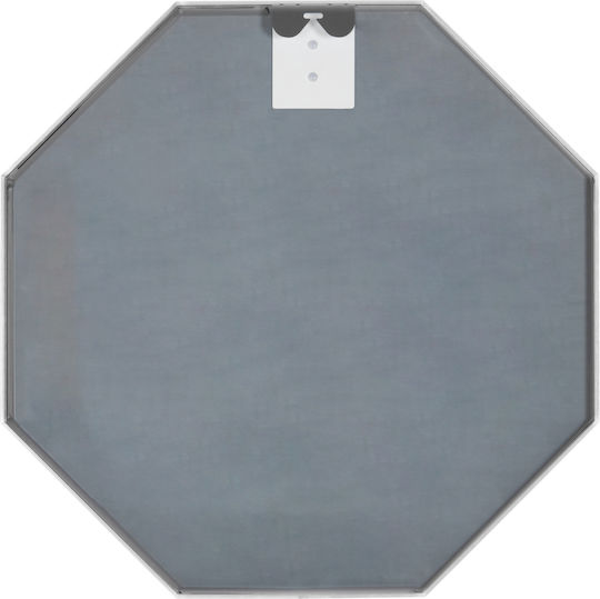 HomeMarkt Wandspiegel mit Silber Metallisch Rahmen 55.5x55.5cm 1Stück