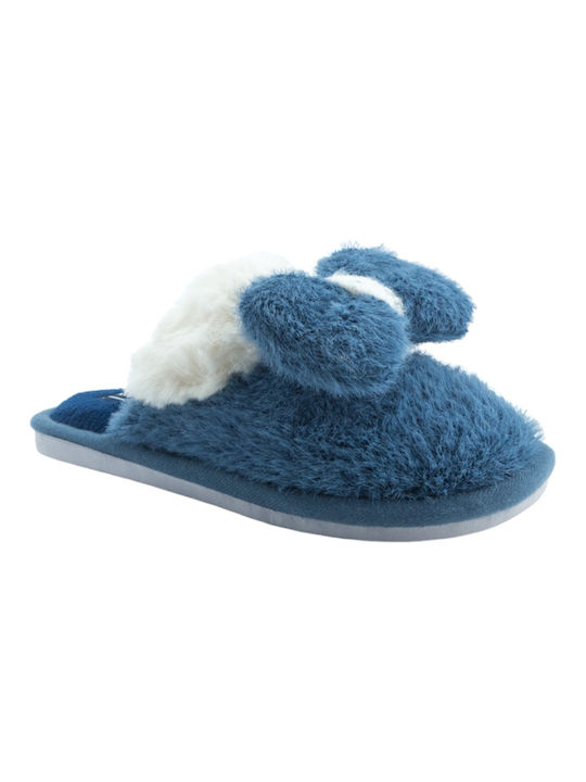 Jomix Winter Women's Slippers in Blue color