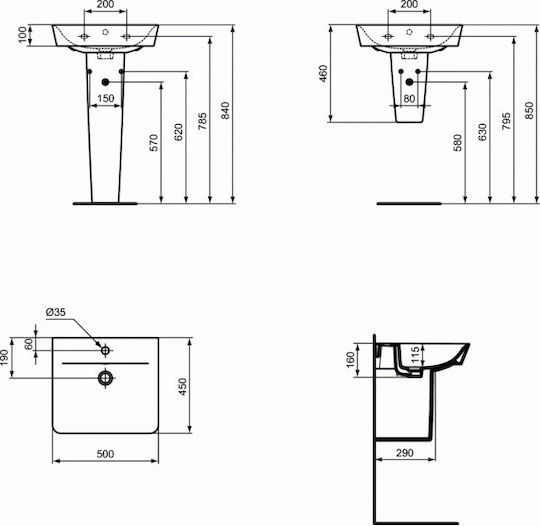 Ideal Standard E033901 Εξάρτημα Υδραυλικών Εγκαταστάσεων