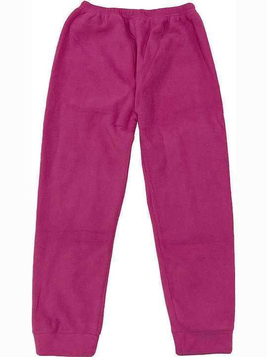 Ustyle Pijama pentru copii De iarnă Fleece Fuchsia