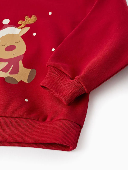 Zippy Kinder Sweatshirt Κόκκινο