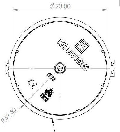 Kouvidis Flush Electrical Box Branching 3010103