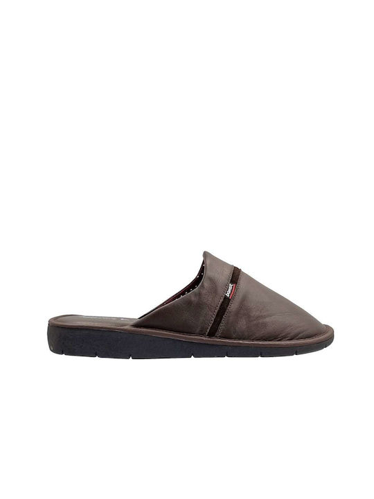 Boxer Men's Slipper Brown