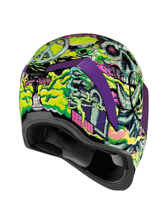Icon Airform Hippie Dippy Κράνος Μηχανής Full Face DOT