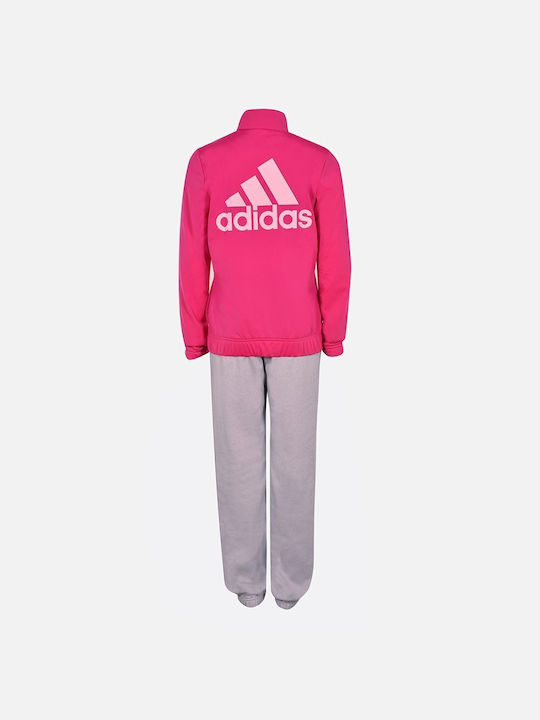 Adidas Kids Sweatpants Set Fuchsia 2pcs Sportswear