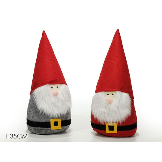 Plüsch Dekorativer Weihnachtsmann Rot