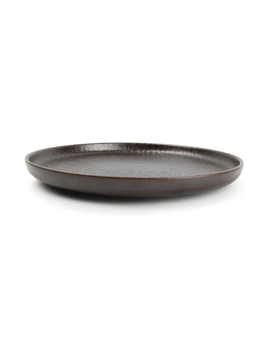 Salt & Pepper Tabo Tabo Πιάτο Ρηχό Κεραμικό Καφέ με Διάμετρο 28cm