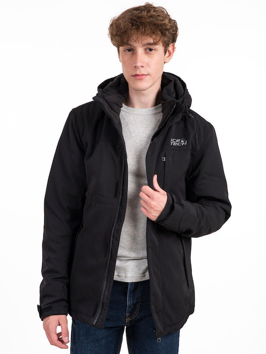 Icetech Men's Winter Jacket BLACK