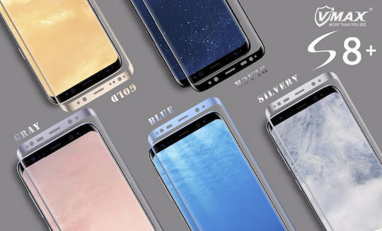 Vmax 3D 0.23mm Full Face Tempered Glass Λευκό (Galaxy S8)