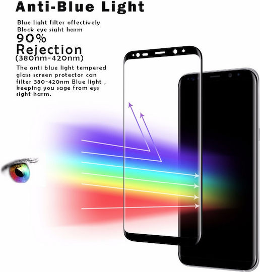 Vmax 3D 0.23mm Full Face Tempered Glass Λευκό (Galaxy S8)