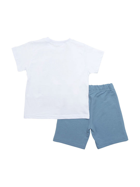 Frenzy Kids Set with Shorts Summer 2pcs White