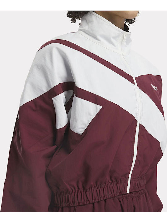 Classics Franchise Γυναικείο Αθλητικό Μπουφάν Classic Maroon