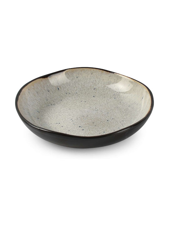Salt & Pepper Lunar Lunar Servierschüssel Rund Keramik Gray mit Durchmesser 12cm