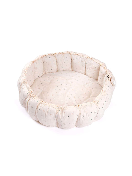 Play&go Saltea de Joacă pentru Copii din Țesătură Bej 130x130cm 1buc