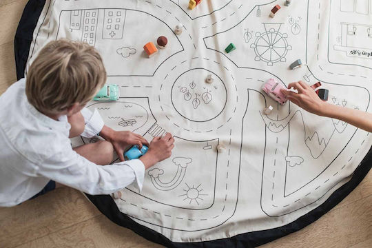 Play&go Детски Килими Бежов 140x140см