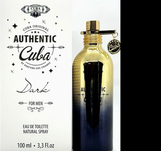 Cuba Authentic Dark Eau de Toilette 100ml
