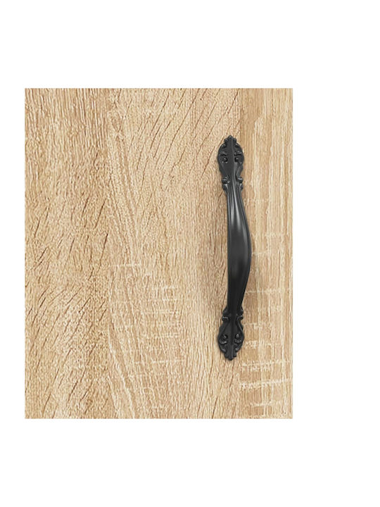 Wall-Mounted Living Room Cabinet made of Particle Board Sonoma Oak 34.5x34x90cm