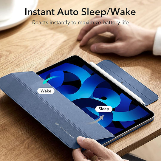 ESR Rebound Flip Cover Silicone Navy Blue (iPad Air 2020/2022)