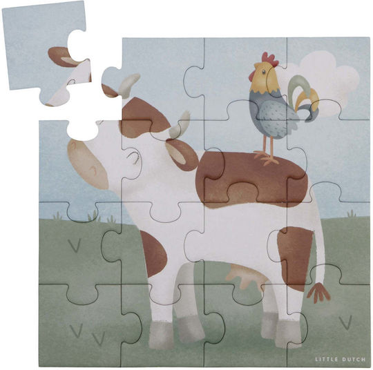 Puzzle pentru Copii Little Farm pentru 2+ Ani 35buc LD7153 Little