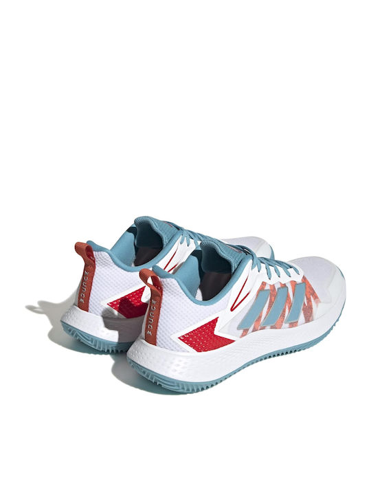 Adidas Defiant Speed Ανδρικά Παπούτσια Τένις για Χωμάτινα Γήπεδα Λευκά
