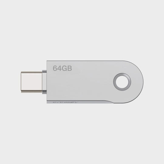 Orbitkey 64GB USB 3.1 Stick with connection USB-C Gray