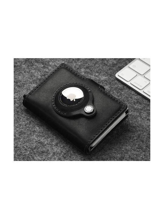 Pularys Men's Card Wallet with RFID Black