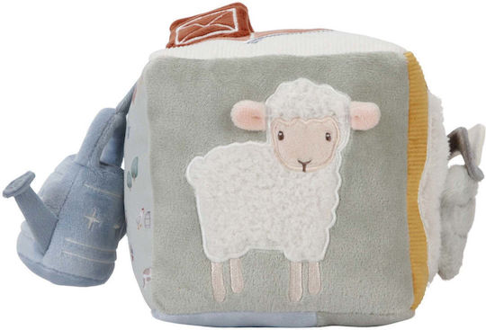 Little Dutch Activity Cube Little Farm made of Fabric with Sounds for 0++ Months