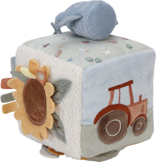 Little Dutch Activity Cube Little Farm made of Fabric with Sounds for 0++ Months