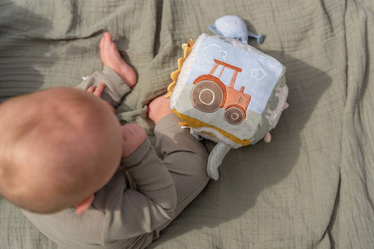 Little Dutch Activity Cube Little Farm made of Fabric with Sounds for 0++ Months