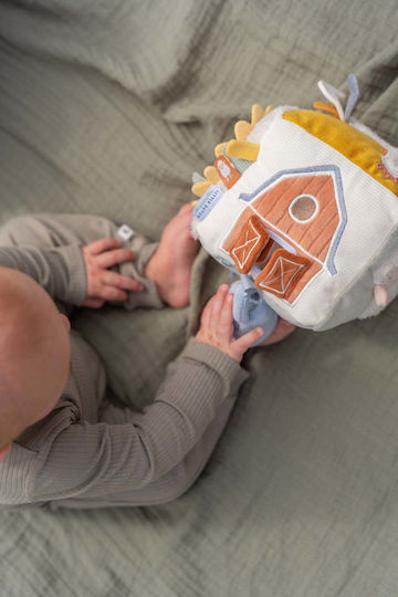 Little Dutch Activity Cube Little Farm made of Fabric with Sounds for 0++ Months