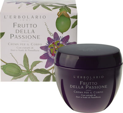 L' Erbolario Frutto Della Passione Body Cream Moisturizing Cream with Vanilla Scent 200ml