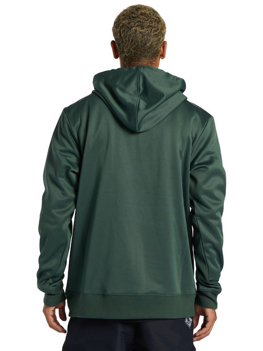 DC Snowstar Men's Sweatshirt with Hood and Pockets Green