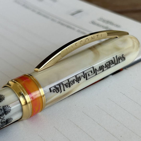 Visconti Visconti Füllfederhalter Gold aus Stahl mit Blauer Tintenfarbe
