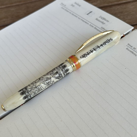 Visconti Visconti Füllfederhalter Gold aus Stahl mit Blauer Tintenfarbe