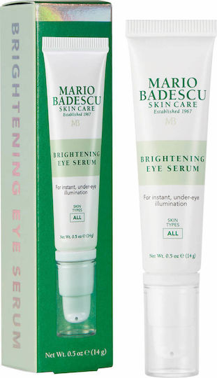 Mario Badescu Feuchtigkeitsspendend & Anti-Aging Serum Augen mit Niacinamid & Hyaluronsäure für Dunkle Augenringe & Tränensäcke 14ml