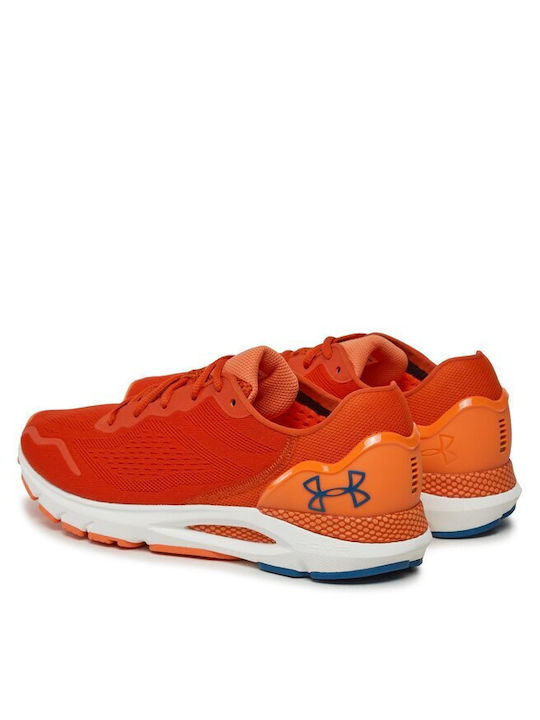 Ua Hovr Sonic 6 Sport Shoes Running Red