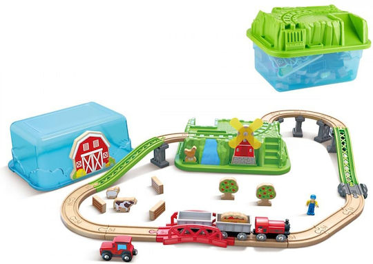 Hape Ferma Set cu Trenuleț pentru 3+ ani+ Ani