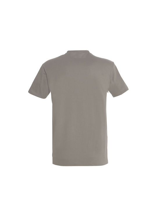 Ancient Greek Gamer T-shirt Χακί Βαμβακερό Light Khaki